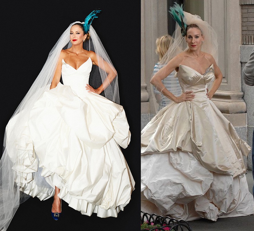 Ticiane Pinheiro Recria Vestido De Noiva De Carrie Bradshaw De Sex And The City Para O Baile