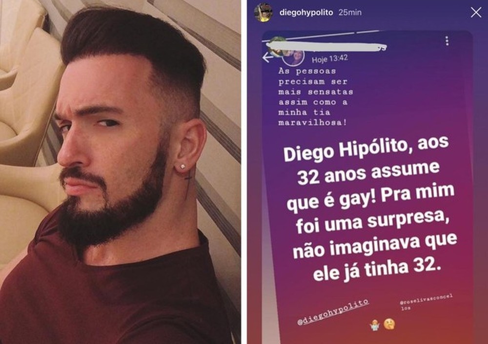 Após se assumir gay Diego Hypolito rebate comentário de internauta