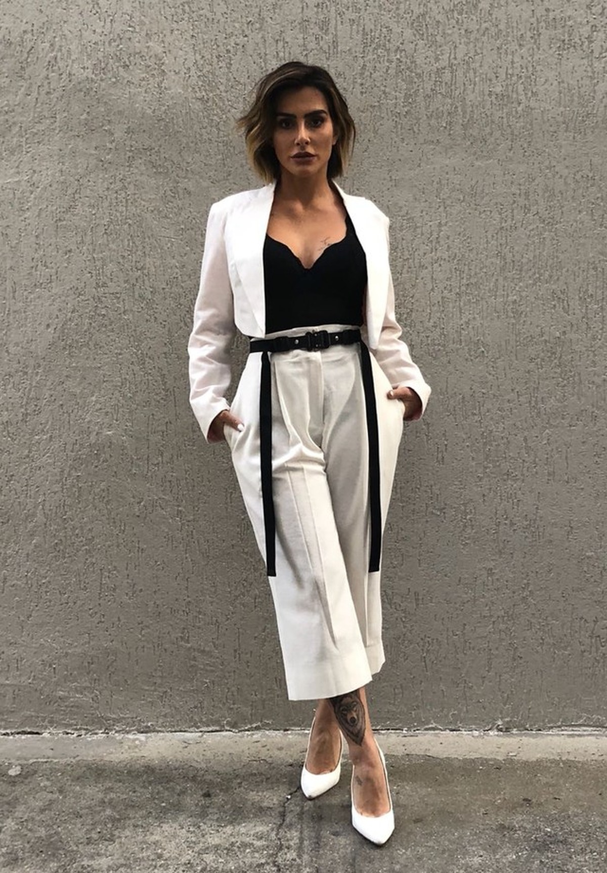 Cleo Ensina Como Usar Lingerie Aparente No Look Do Dia Celebridades