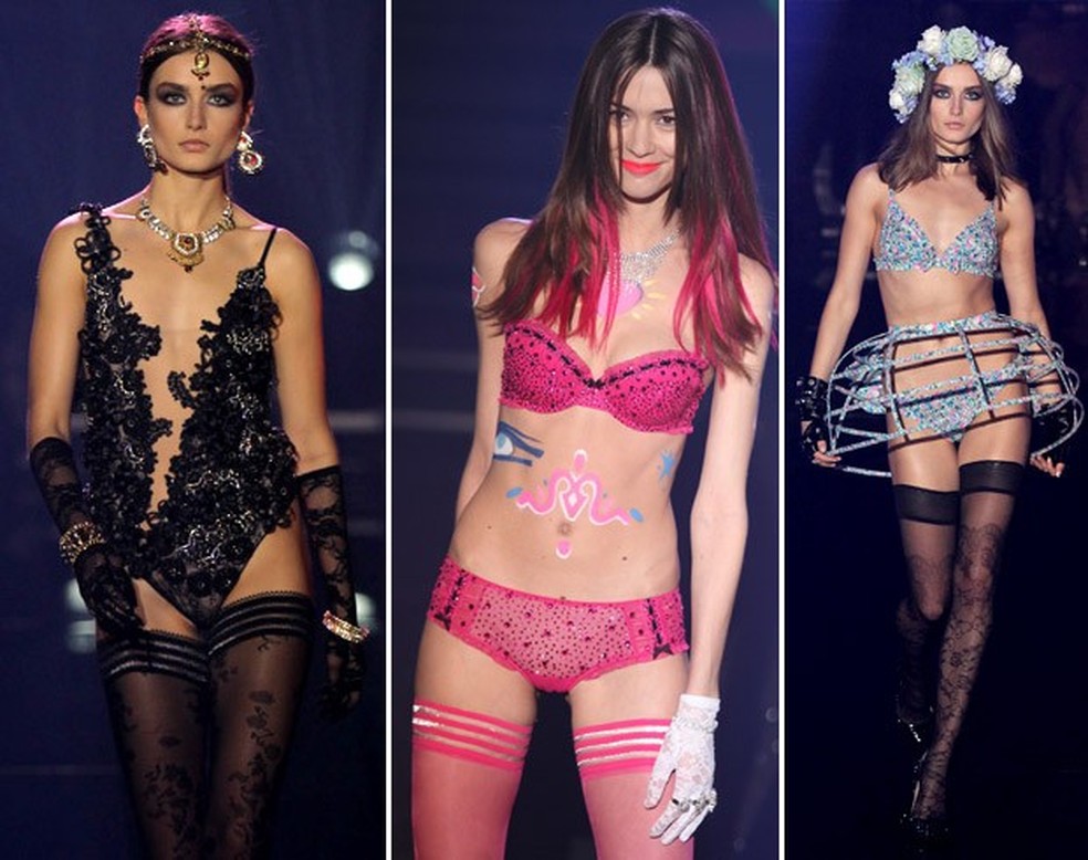 A Nova Victoria S Secret Desfile De Lingerie Re Ne Tops E Shows Em Paris