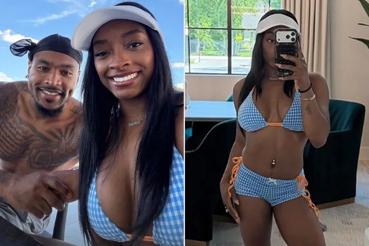 Simone Biles mostra fotos de sua mansão no Texas com Jonathan Owens