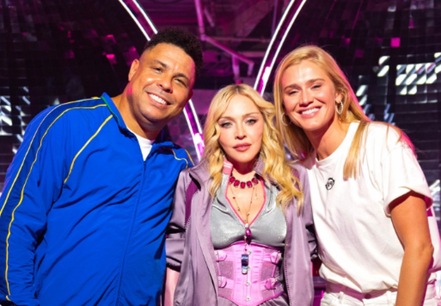 Celina Locks partilha fotografia com Ronaldo e Madonna após concerto