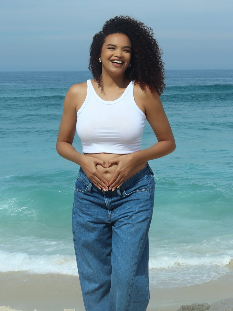 Lucy Ramos anuncia gestação — Foto: Reprodução/Instagram