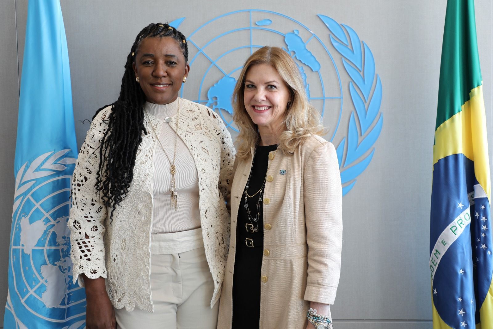 Encontro de Rachel Maia com coordenadora da ONU busca engajar setor privado