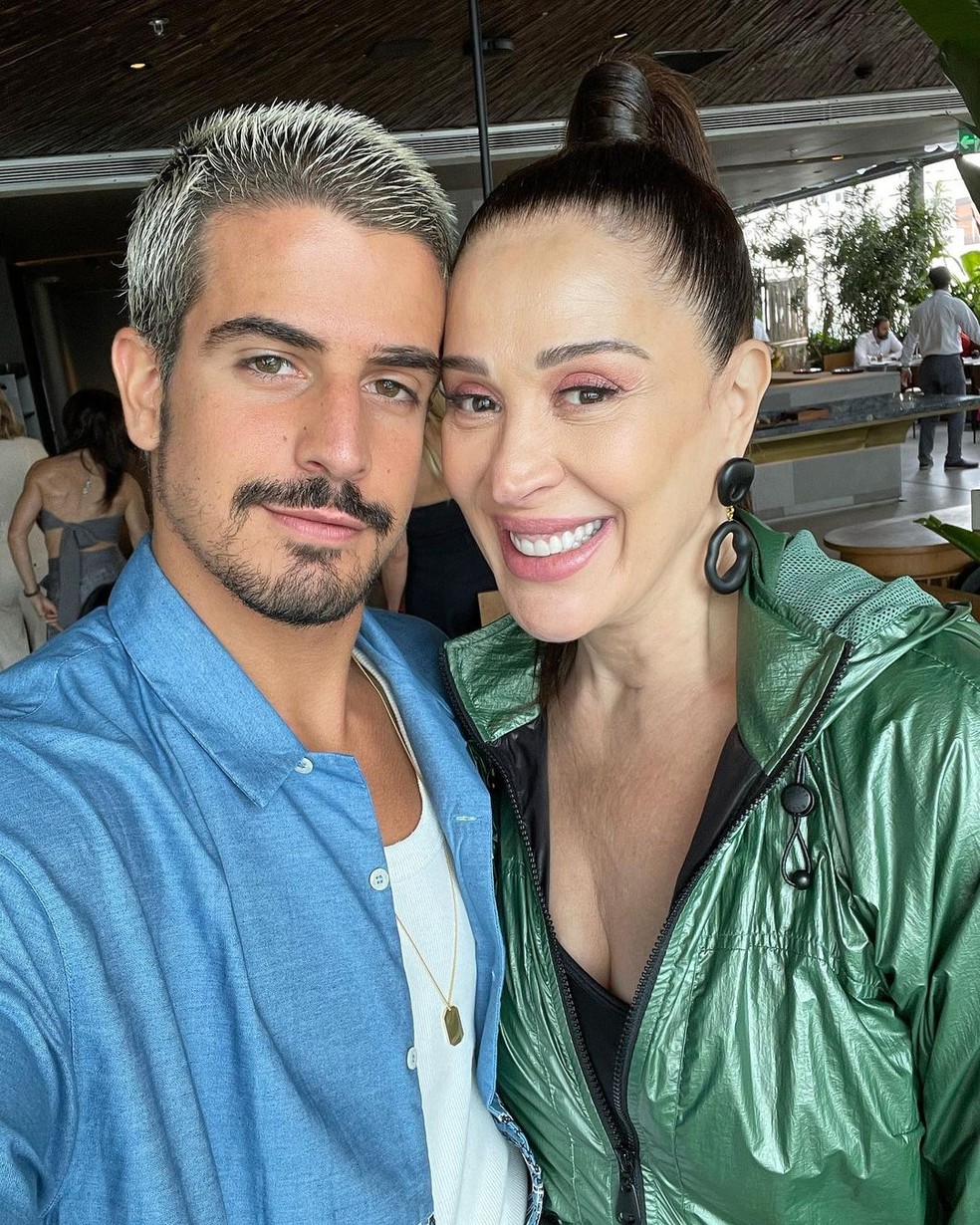 Enzo Celulari e Claudia Raia — Foto: Reprodução/Instagram