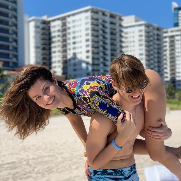 Isabeli Fontana e filho, Zion (Foto: Reprodução/Instagram) — Foto: Vogue