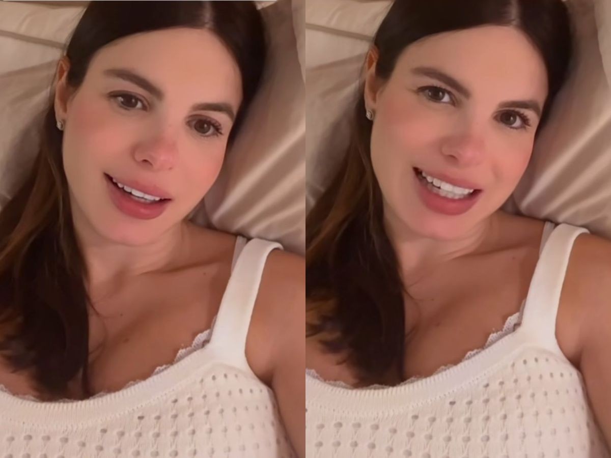 Sthefany Brito impressiona seguidores ao mostrar bebê mexendo na barriga