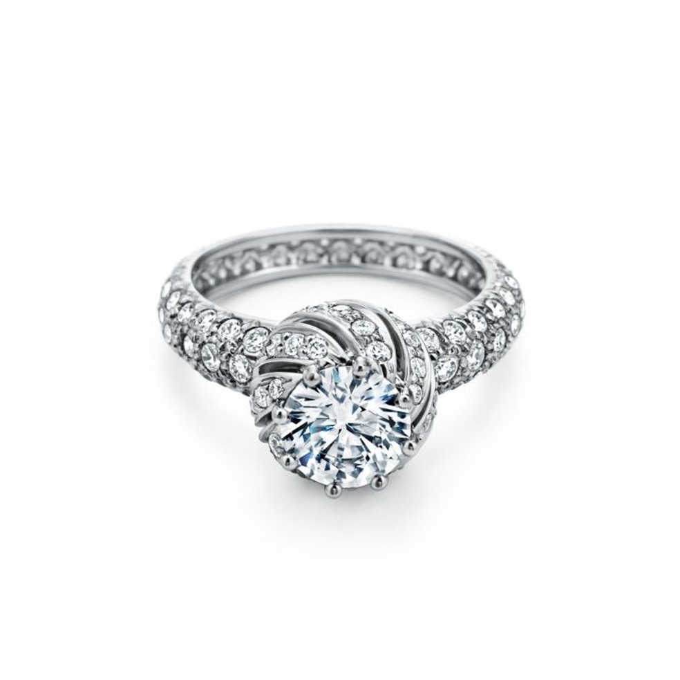 Anel de noivado Tiffany — Foto: Reprodução