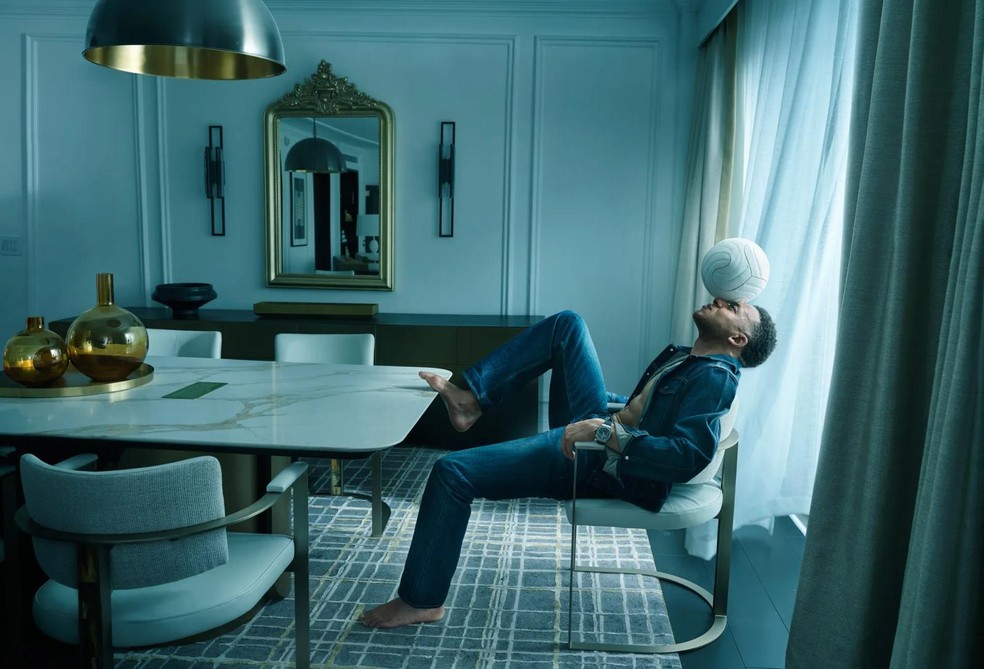Imagem da exposição "Futbol 2026" — Foto: Annie Leibovitz/Divulgação