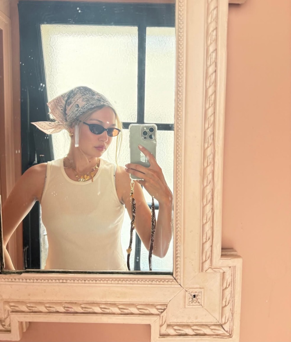 Gigi Hadid faz post — Foto: Reprodução/Instagram