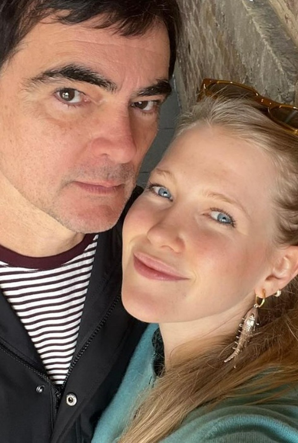 Samuel Rosa e Laura Sarkovas — Foto: Reprodução/Instagram