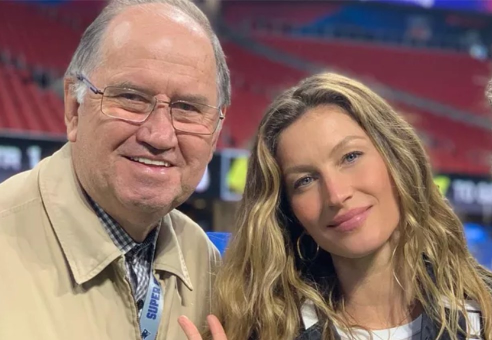 Gisele Bündchen e pai — Foto: Reprodução/Instagram