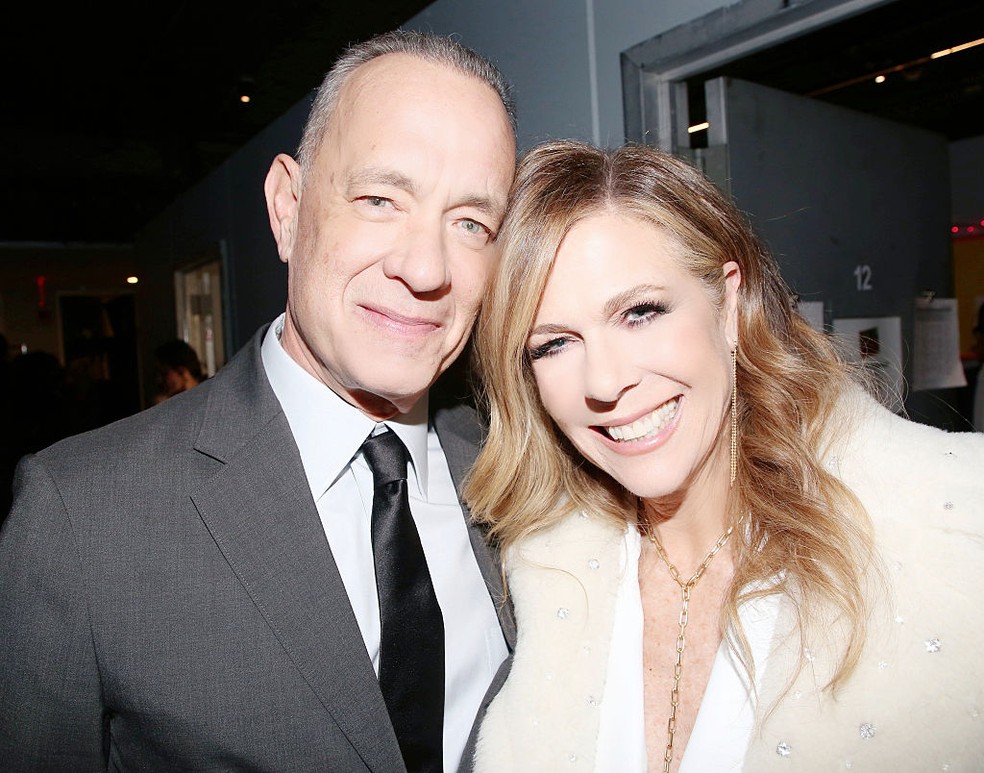 Tom Hanks e Rita Wilson — Foto: GettyImages