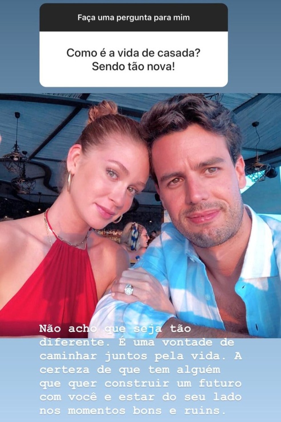Marina Ruy Barbosa e Alexandre Negrão (Foto: Reprodução/Instagram) — Foto: Vogue