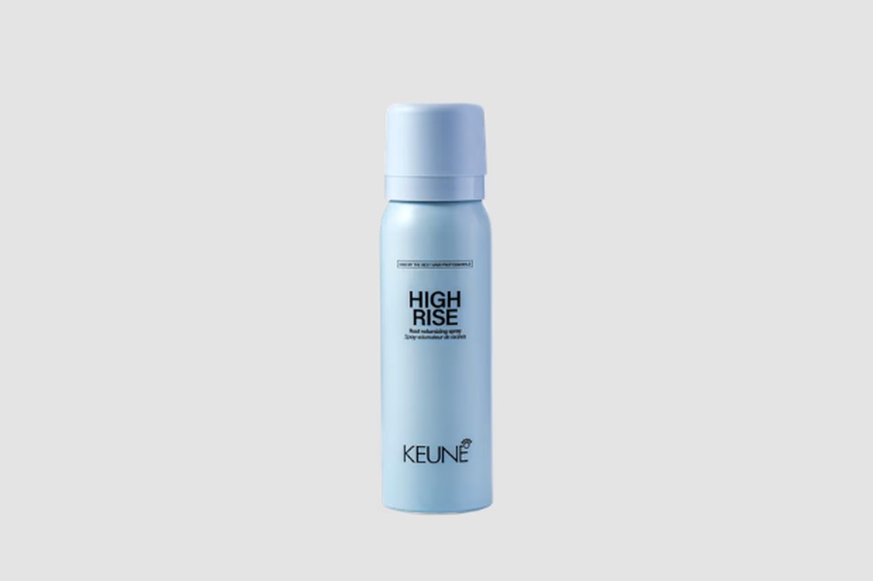 Spray de volume para raiz  Style High Rise , Keune - Preço sugerido: R$ 104,10 — Foto: Reprodução