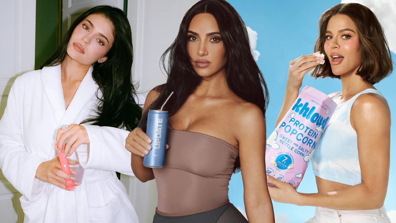 Snacks proteicos, colágeno e energéticos clean: o novo império wellness das Kardashian-Jenner