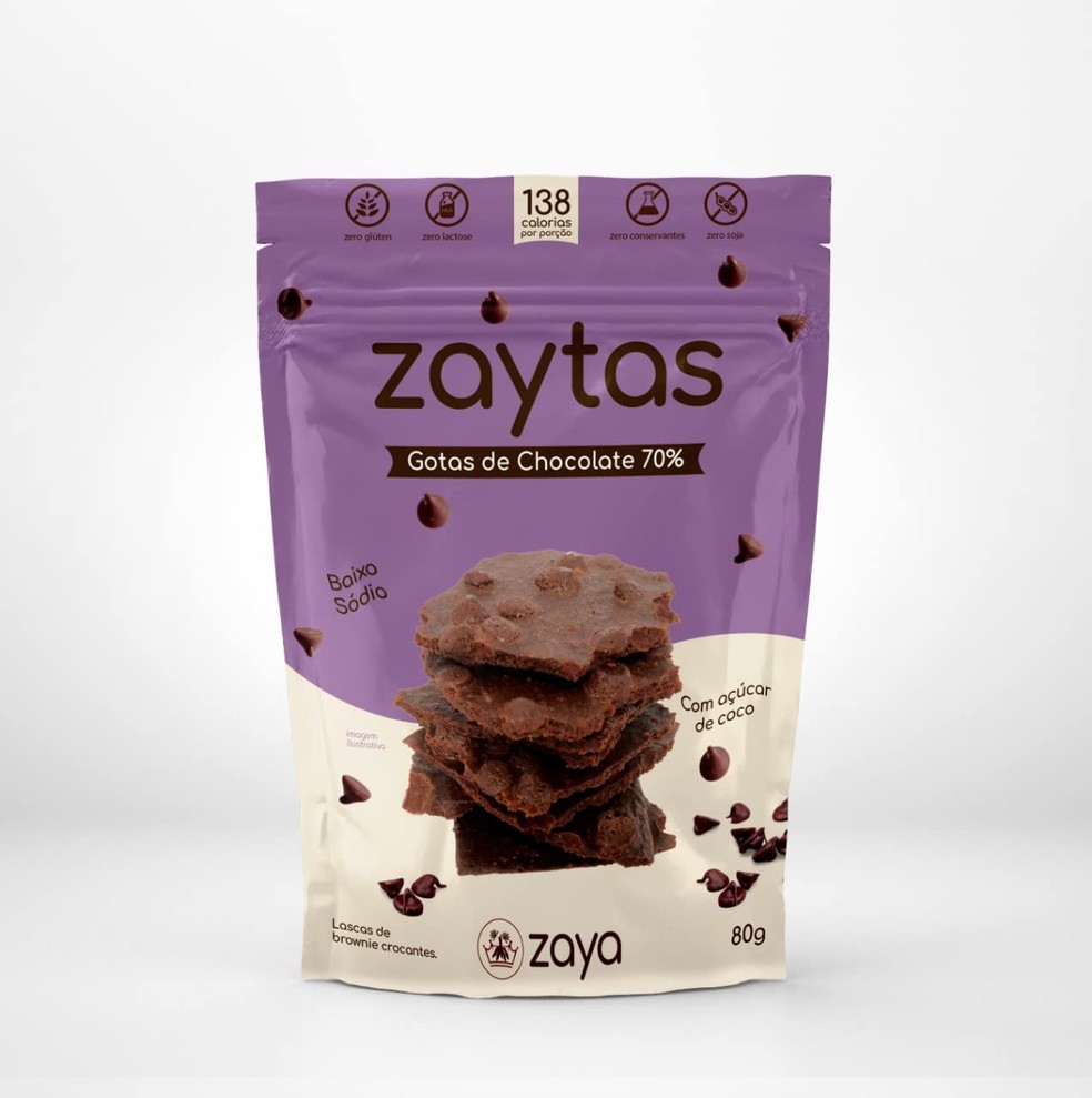 Zaya Zaytas Gotas de Chocolate 70% — Foto: Reprodução/Amazon