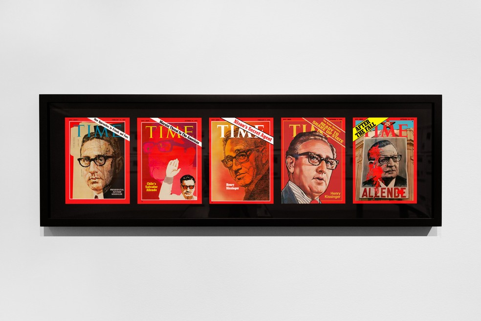 Kissinger, Allende, Kissinger, Kissinger, Allende (1985), de Alfredo Jaar — Foto: Cortesia do artista, Lisboa / © Alfredo Jaar