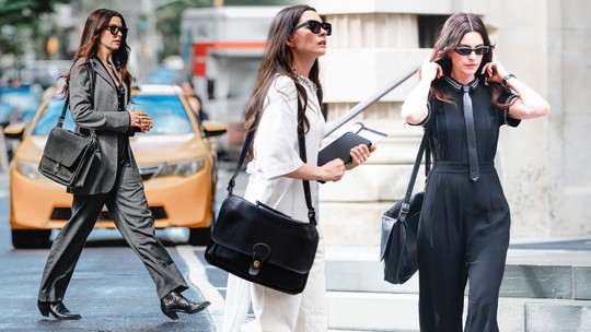 A bolsa carteiro de Andy Sachs em ''O Diabo Veste Prada 2'' é o acessório de trabalho que você precisa A bolsa carteiro de Andy Sachs em ''O Diabo Veste Prada 2'' é o acessório de trabalho que você precisa