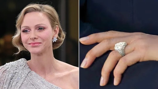 Tudo sobre o anel de noivado em formato de pera da Princesa Charlene de Mônaco Tudo sobre o anel de noivado em formato de pera da Princesa Charlene de Mônaco
