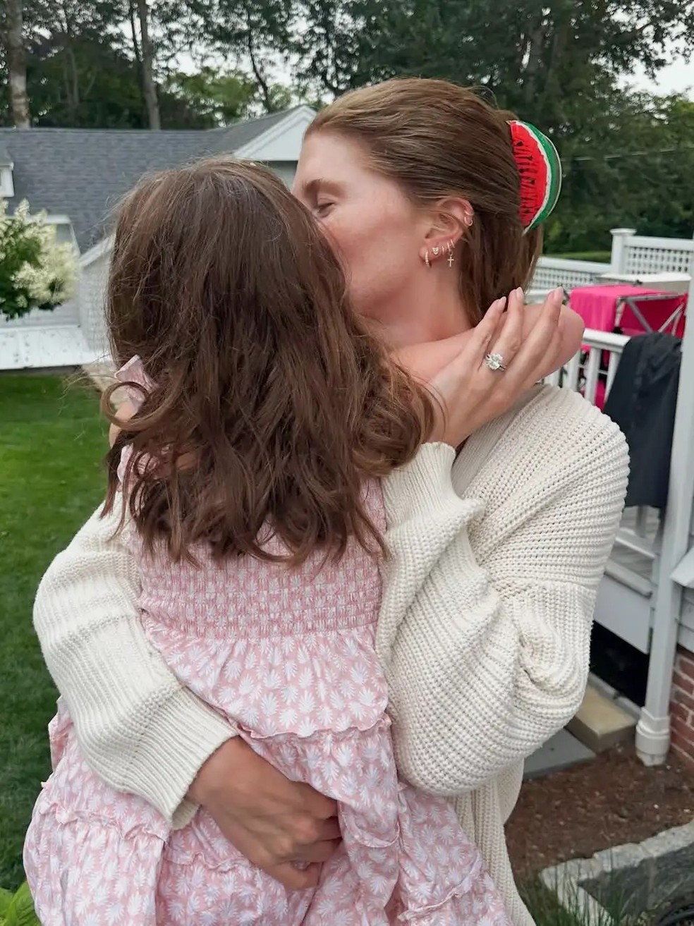 Katherine Schwarzenegger Pratt e Lyla — Foto: Reprodução/Instagram