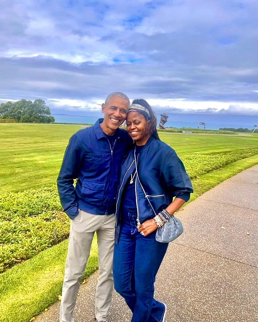 Barack e Michelle Obama — Foto: Reprodução/Instagram