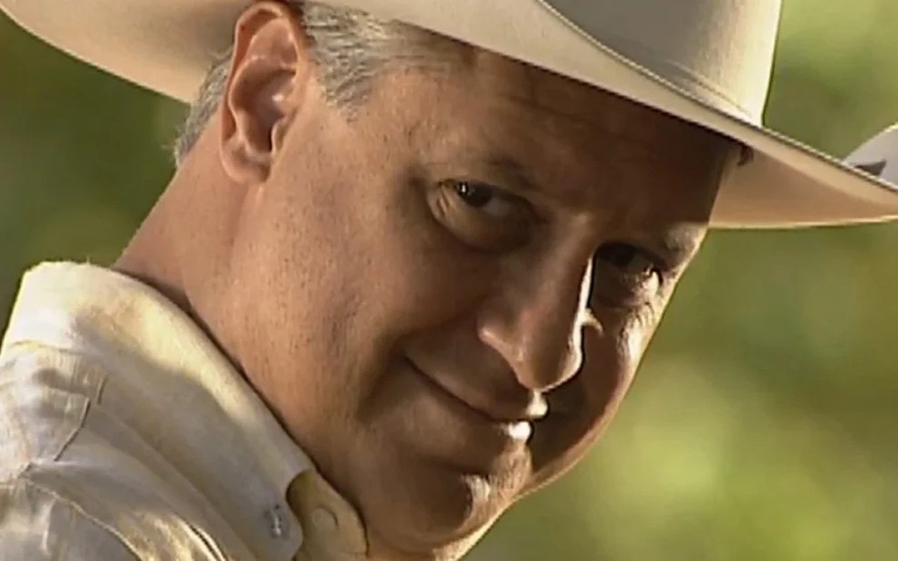 Antonio Fagundes como Bruno Mezenga em O Rei do Gado (1996) — Foto: Reprodução/Instagram