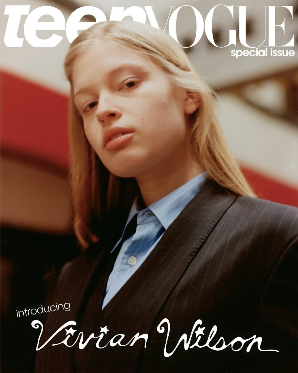 Vivian Jenna Wilson na capa da Teen Vogue — Foto: Reprodução/Instagram
