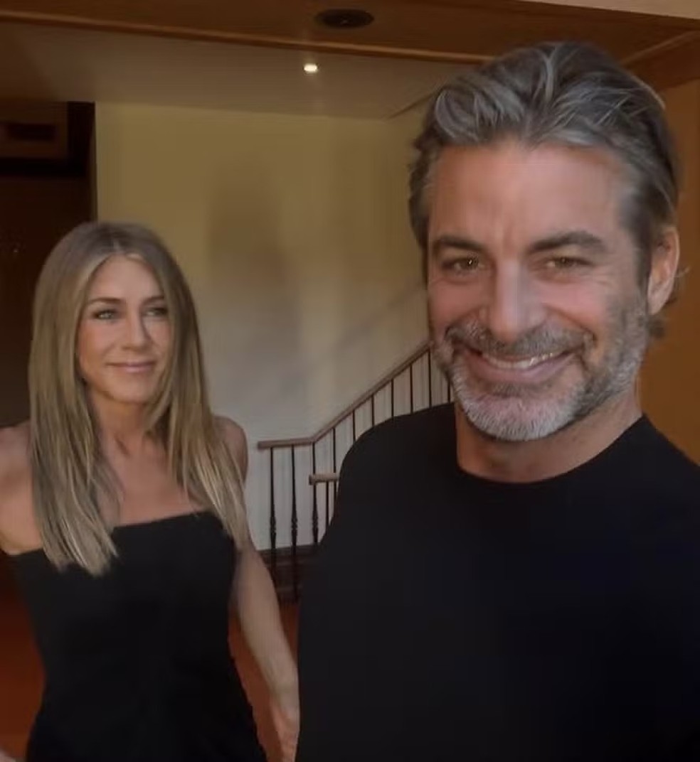Jim Curtis e Jennifer Aniston — Foto: Reprodução/Instagram
