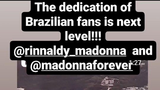 Maquiador da Madonna posta elogio na web: "A dedicação dos fãs brasileiros é outro nível"