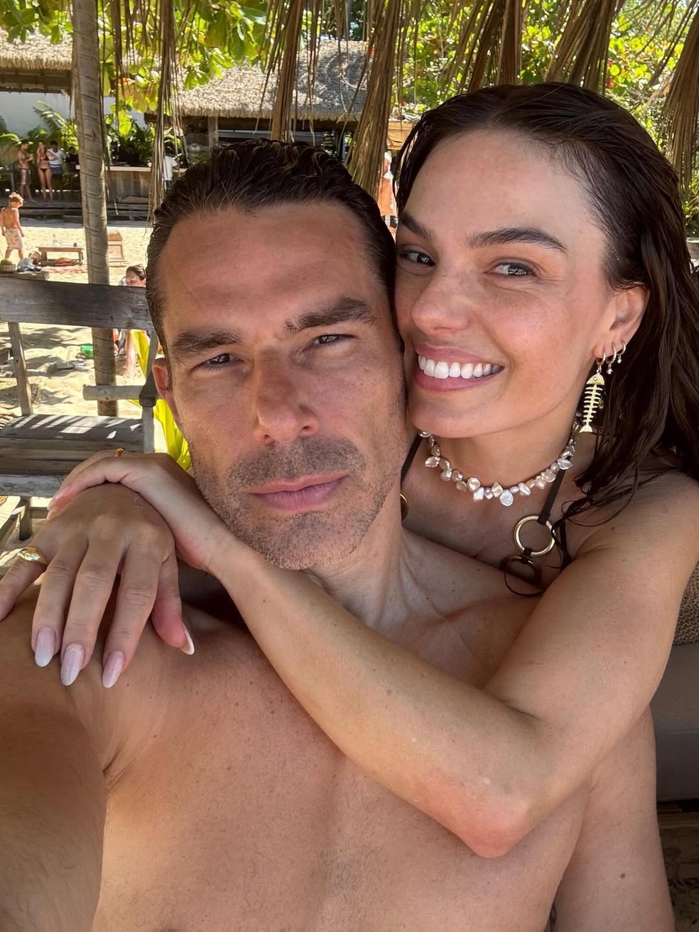 Marcus Buaiz abre álbum de fotos com Isis Valverde — Foto: Reprodução/Instagram