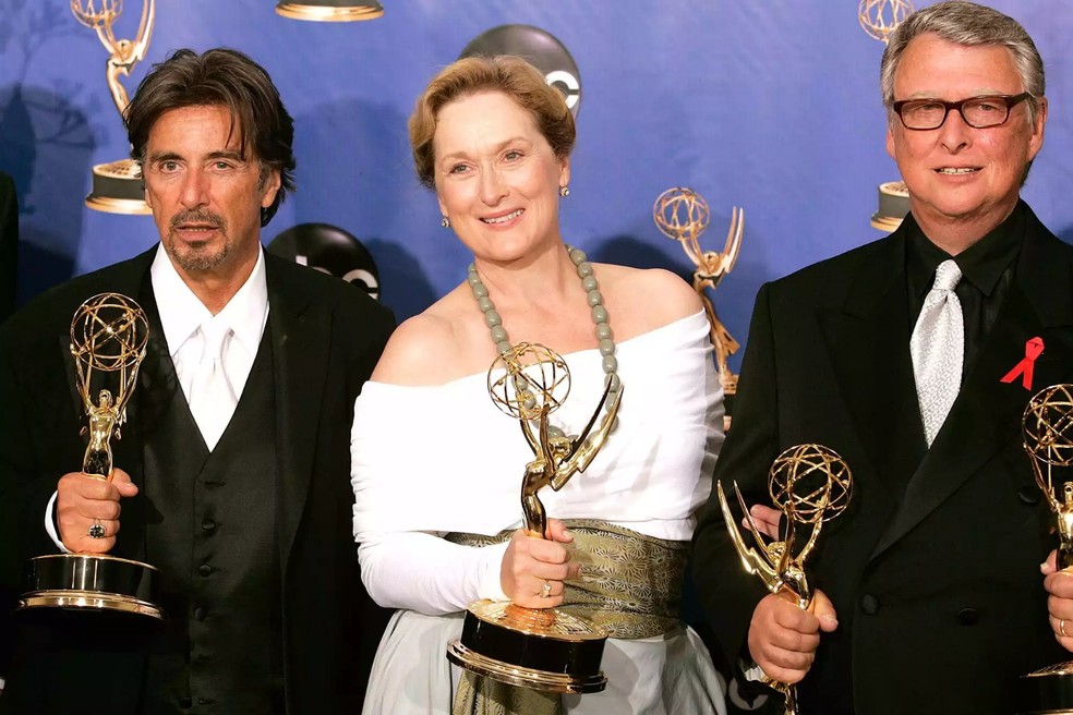 Meryl Streep ganha um Emmy — Foto: GettyImages