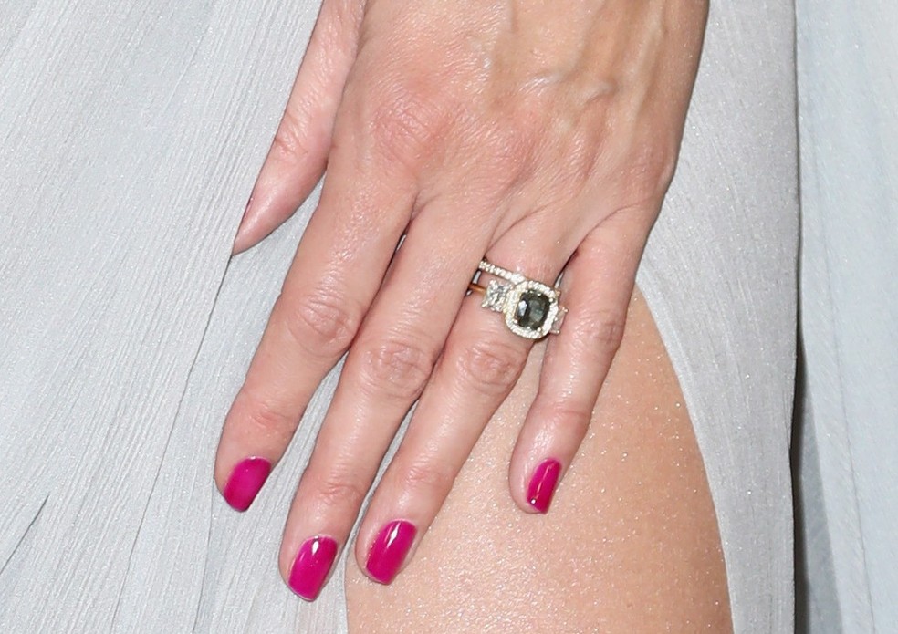 O anel de noivado de Heidi Klum (Foto: Getty Images) — Foto: Vogue
