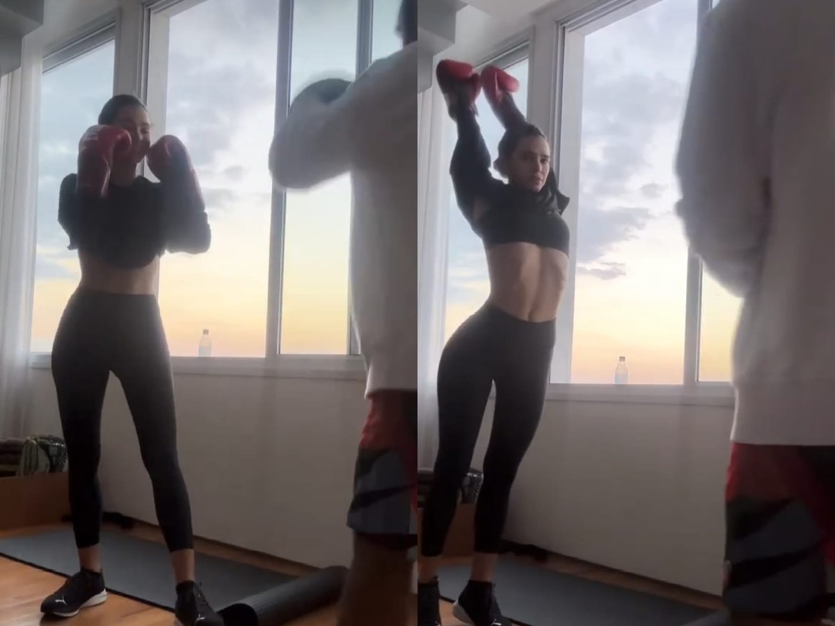 Personal trainer exibe treino de Bruna Marquezine