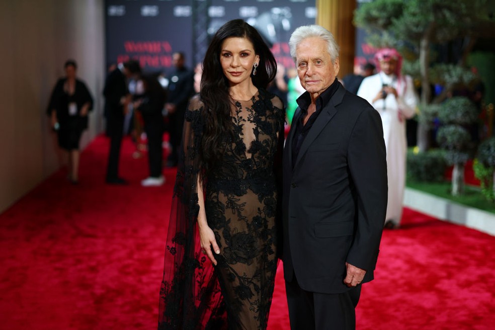 Michael Douglas e Catherine Zeta-Jones — Foto: Getty Images