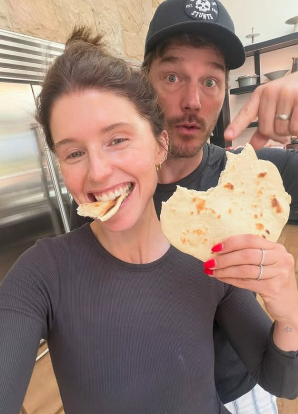 Katherine Schwarzenegger e Chris Pratt — Foto: Reprodução/Instagram
