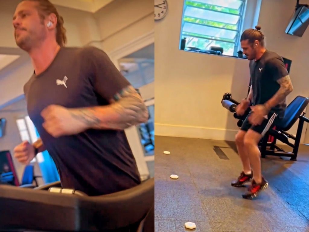 Dado Dolabella se dedica à rotina fitness
