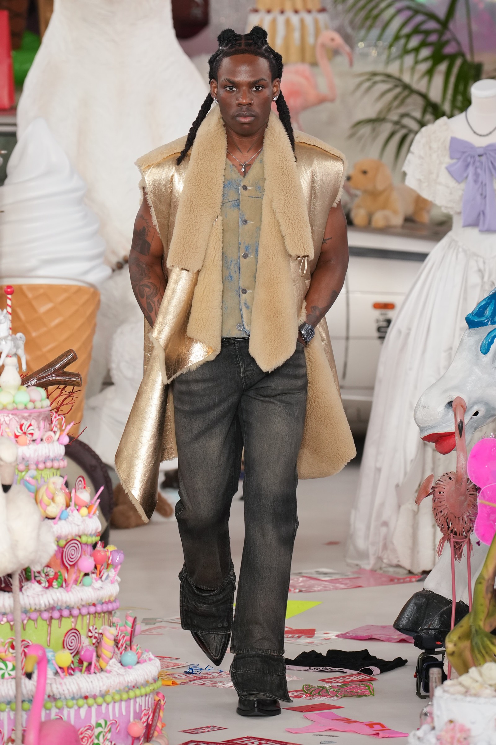 Diesel | Milão | Inverno 2026 — Foto: Launchmetrics Spotlight