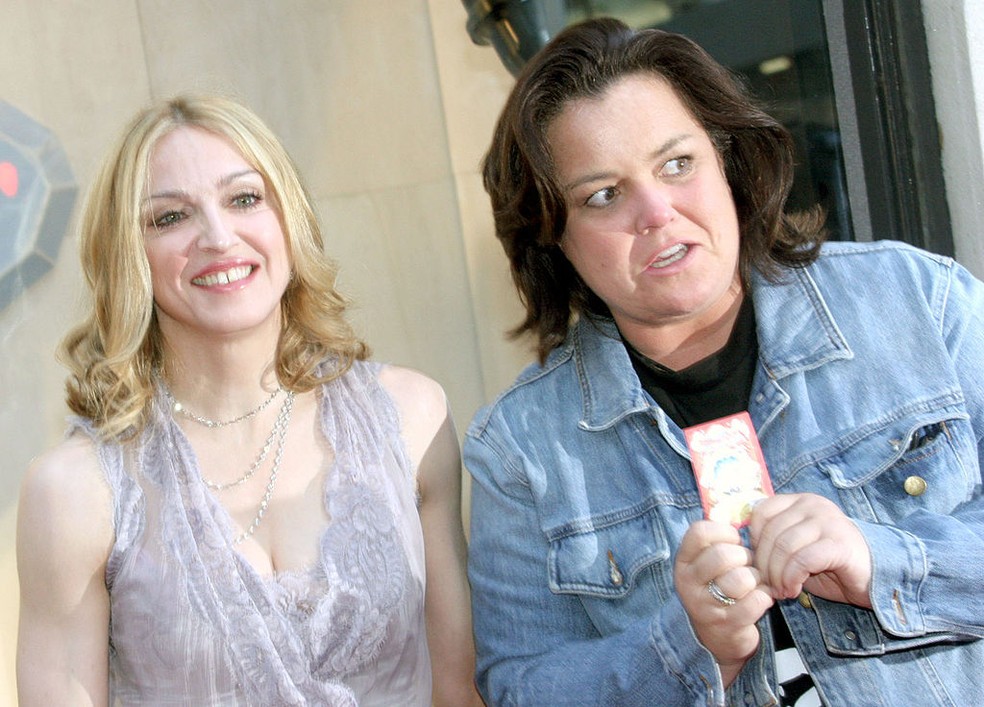 Madonna e Rosie O'Donnell — Foto: GettyImages