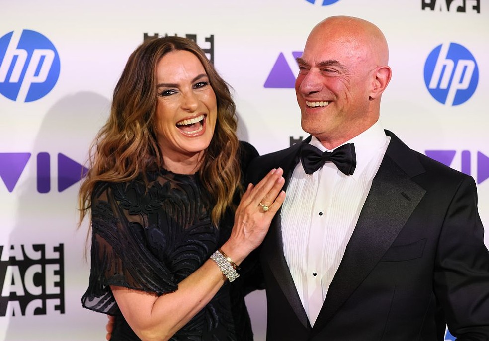 Mariska Hargitay e Christopher Meloni — Foto: GettyImages