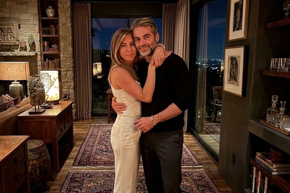 Jim Curtis e Jennifer Aniston — Foto: Reprodução/Instagram