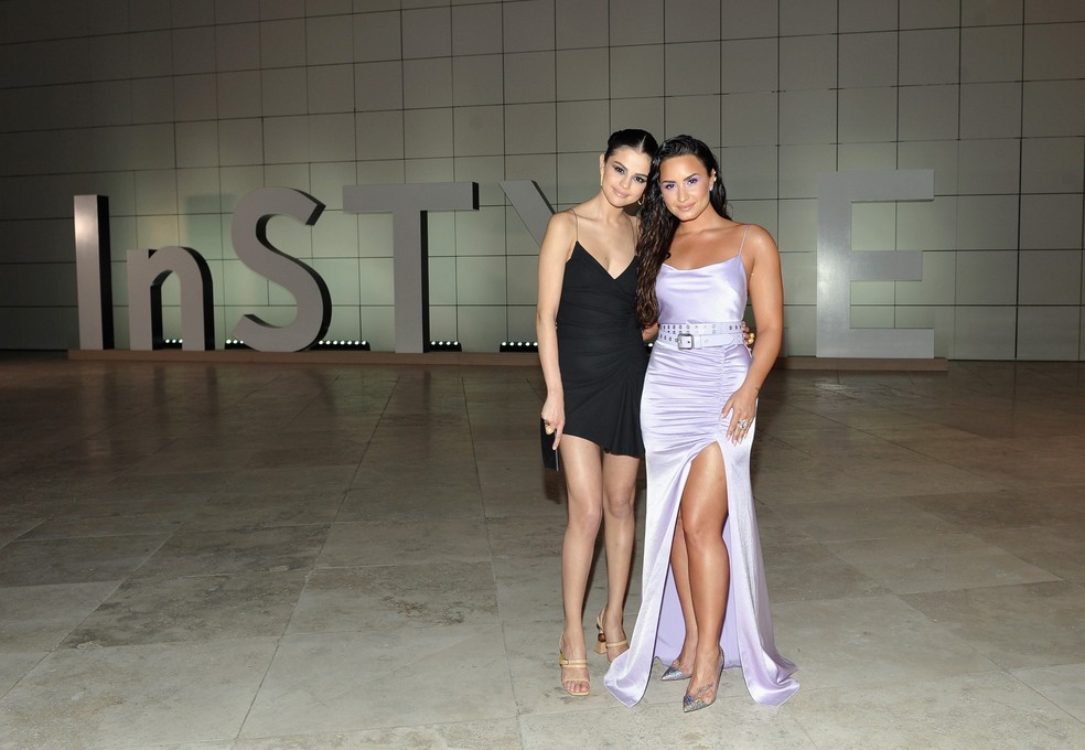Selena Gomez e Demi Lovato — Foto: Getty Images