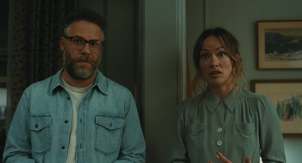 Seth Rogan e Olivia Wilde — Foto: Divulgação