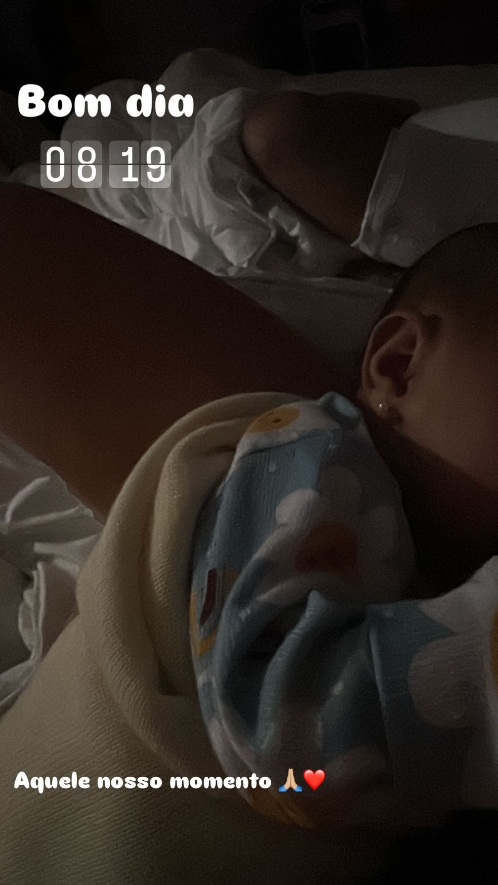 Graciele Lacerda inicia dia ao lado da filha — Foto: Reprodução/Instagram