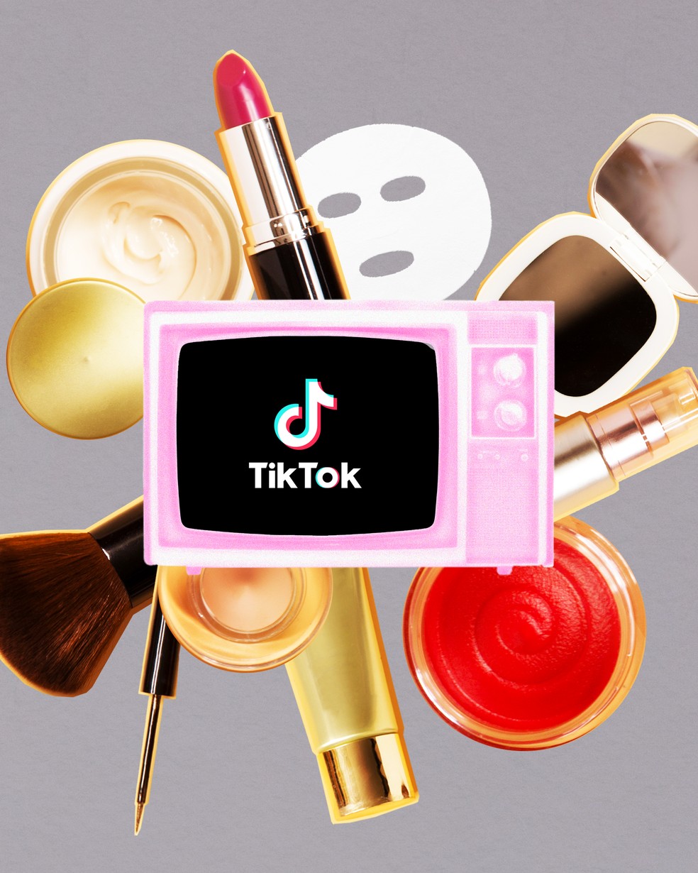  Como o TikTok está influenciando a maneira como consumimos beleza em 2022 — Foto: Ilustração: Karina Yamane