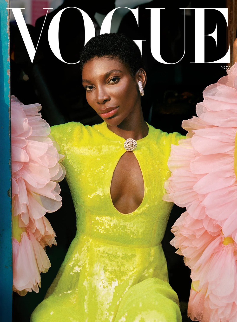 Michaela Koel para a edição de outubro da Vogue americana — Foto: Reprodução/Vogue