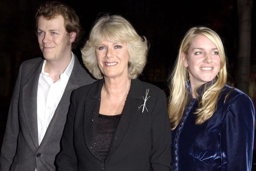 Rainha Camilla e os filhos, Tom e Laura