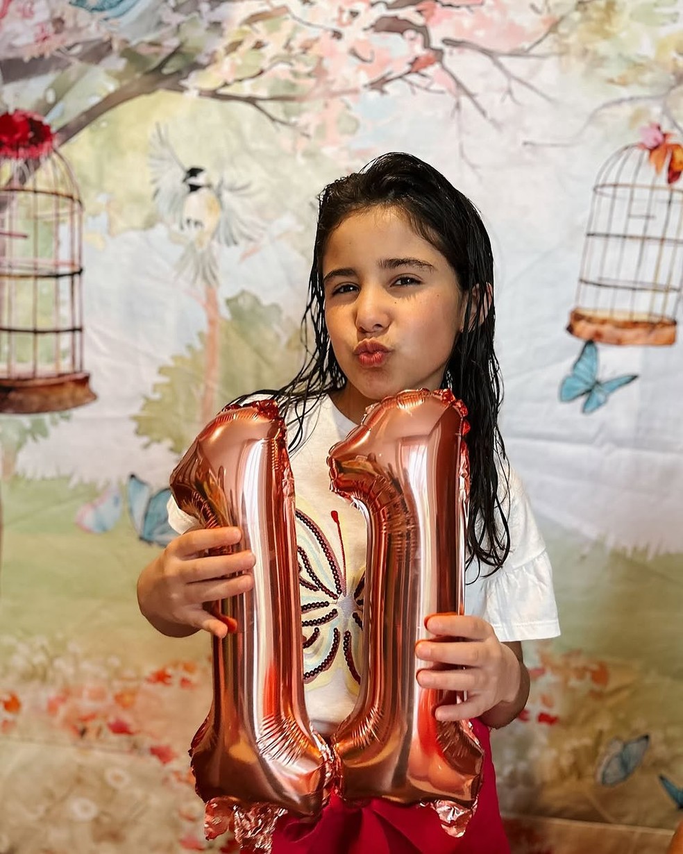 Nivea Stelmann lembra aniversário da filha — Foto: reprodução/instagram