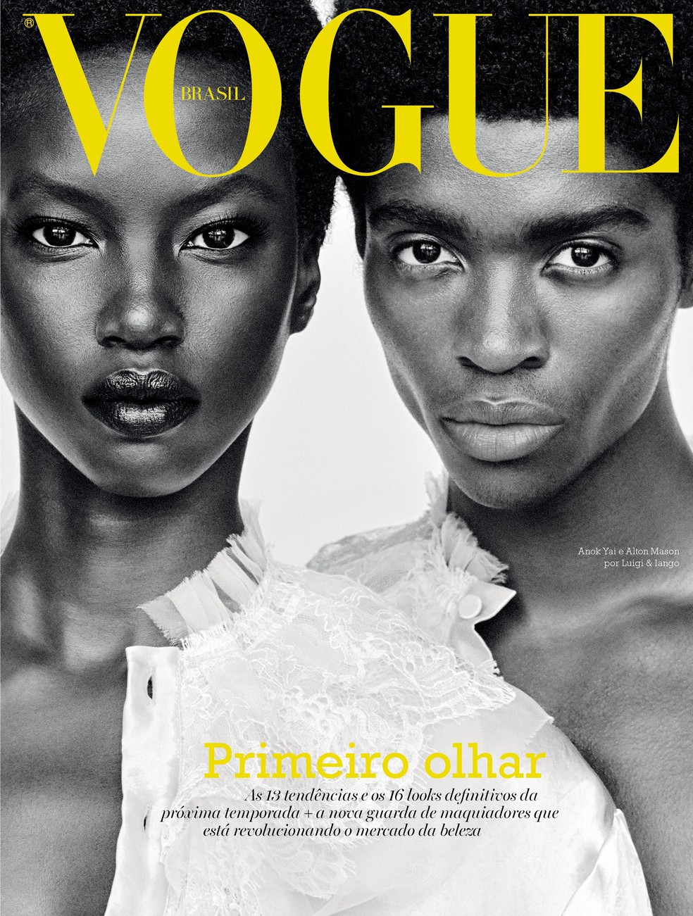 Segunda capa, tudo Gucci (Foto: Luigi & Iango/Vogue Brasil) — Foto: Vogue