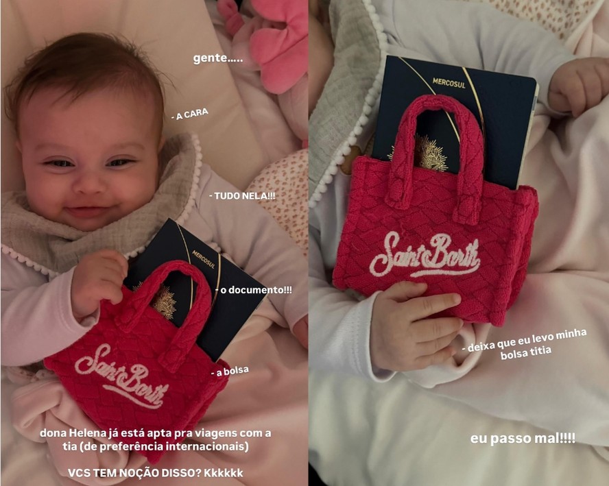 Helena, filha caçula de Neymar, já tem passaporte e autorização para viajar  | Celebridades | Vogue